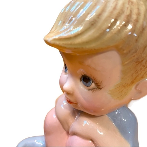 𝅺baby Tinkerbell porcelain figurine, no markings, adorable,about 6 inches tall - Picture 4 of 8